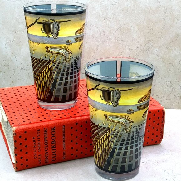 Salvador Dali Museum "The Disintigration Of The Persistance Of Memory" Glasses - Picture 1 of 9